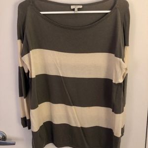 Joie Sweater (Grey/Cream Stripes)
